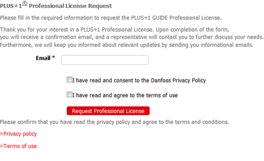 PLUS+1® Service Tool for Mobile Devices - Licensing - Request Professional License